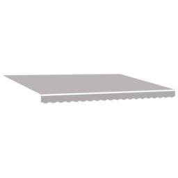 Berkfield Home Manual Retractable Awning with LED Light Grey 450x350 cm - thumbnail 2