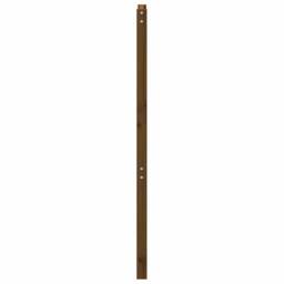 Berkfield Home Beautiful Bed Headboard Honey Brown 96x4x100 cm Solid Wood Pine - Size: 96 x 4 x 100 cm - thumbnail 5