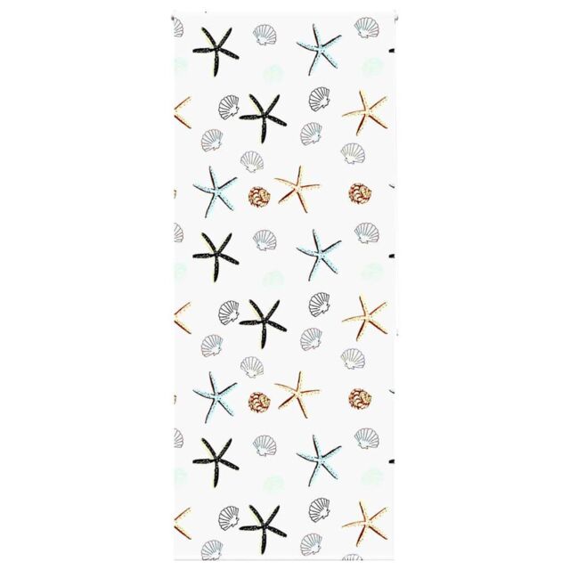 Berkfield Home Shower Roller Blind 90x240 cm Fabric Width 86 cm in Black - image 1