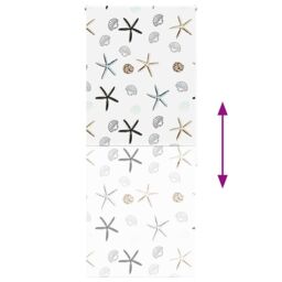 Berkfield Home Shower Roller Blind 90x240 cm Fabric Width 86 cm in Black - thumbnail 5