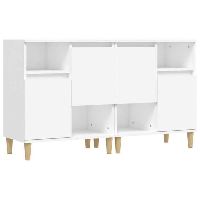 Berkfield Home Sideboards 2 pcs White 60x35x70 cm Engineered Wood - Size: 60 x 35 x 70 cm - image 1