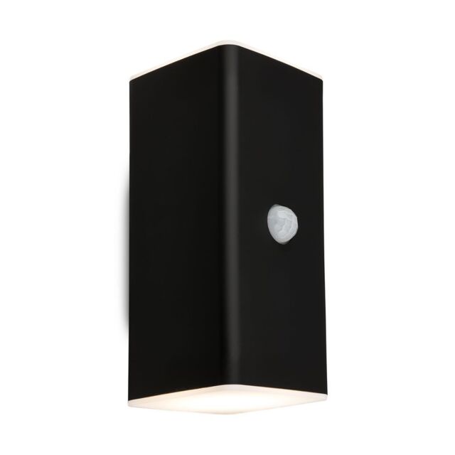 BRILONER Sensor Black 2x6W Battery Powered LED Outdoor Wall Light - image 1