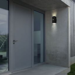 BRILONER Sensor Black 2x6W Battery Powered LED Outdoor Wall Light - thumbnail 8