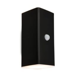 BRILONER Sensor Black 2x6W Battery Powered LED Outdoor Wall Light - thumbnail 2