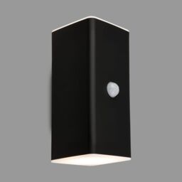 BRILONER Sensor Black 2x6W Battery Powered LED Outdoor Wall Light - thumbnail 4