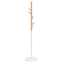 Berkfield Home Coat Stand White 172 cm Powder-coated Iron - thumbnail 4