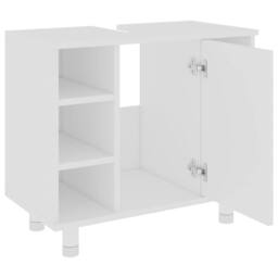 Berkfield Home Bathroom Cabinet White 60x32x53.5 cm Engineered Wood - thumbnail 5