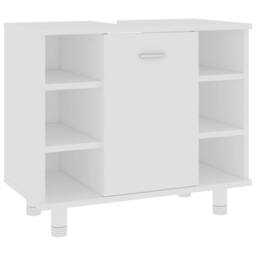 Berkfield Home Bathroom Cabinet White 60x32x53.5 cm Engineered Wood - thumbnail 2