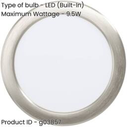 Loops 2 PACK Elegant Round Satin Nickel Ceiling Spotlight for Home Décor in Metallics - thumbnail 2
