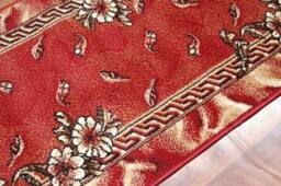 RugsX Bcf Trio Runner in Red - Size: 100 cm x 420 cm - thumbnail 3