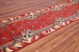 RugsX Bcf Trio Runner in Red - Size: 100 cm x 420 cm - thumbnail 4