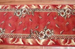 RugsX Bcf Trio Runner in Red - Size: 100 cm x 420 cm - thumbnail 2
