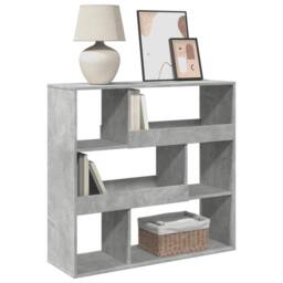 Berkfield Home Room Divider Concrete Grey 100x33x94.5 cm Engineered Wood - thumbnail 3