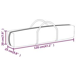 Berkfield Home Durable Folding Party Tent Cream 3x3 m - thumbnail 9
