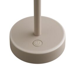 Nordlux Modern Outdoor Table Battery Light Beige Aluminium Intergrated LED 3-Level Dimming - Battery, IP44 - thumbnail 2