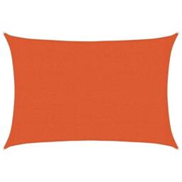 Berkfield Home Sunshade Sail 160 g/m¬≤ Orange 2.5x3.5 m HDPE - thumbnail 2