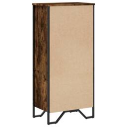 Berkfield Home Bookcase Smoked Oak 50x31x106 cm Engineered Wood in Brown - Size: 50 x 31 x 106 cm - thumbnail 6