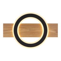 Netlighting Jayden Semi Flush Ceiling Light Wood Look LED 3000K in Brown - thumbnail 4