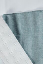 Sundour Eclipse Pencil Pleat Blackout Curtains Taped Curtain Pair in Blue - Size: 117 cm width x 183 cm drop - thumbnail 3
