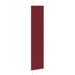 Berkfield Home Pleated Blind Bordeaux Red 50x200 cm Fabric Width 49.4 cm Polyester