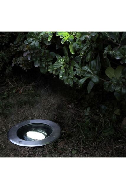 CGC Lighting 'Yara' Silver Angled Compact Recessed Outdoor Ground Light - image 1