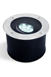 CGC Lighting 'Yara' Silver Angled Compact Recessed Outdoor Ground Light - thumbnail 2