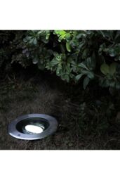 CGC Lighting 'Yara' Silver Angled Compact Recessed Outdoor Ground Light - thumbnail 1