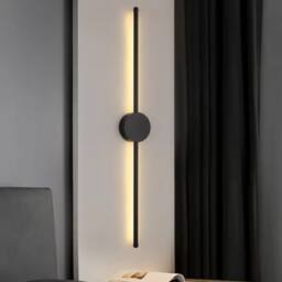 Kelvenix Wiring operation wall lamp adjustable LED wall lamp in Black