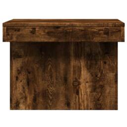 Berkfield Home Coffee Table Smoked Oak 100x55x40 cm Engineered Wood in Brown - Size: 100 x 55 x 40 cm - thumbnail 6