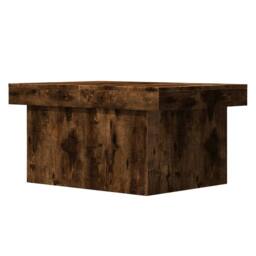 Berkfield Home Coffee Table Smoked Oak 100x55x40 cm Engineered Wood in Brown - Size: 100 x 55 x 40 cm - thumbnail 7
