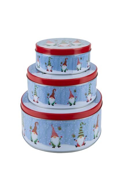 VFM e-Store Christmas Storage Tins Themed Designs Small -Medium -Large - image 1