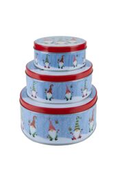 VFM e-Store Christmas Storage Tins Themed Designs Small -Medium -Large - thumbnail 1