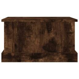 Berkfield Home Storage Box Smoked Oak 50x30x28 cm Engineered Wood in Brown - Size: 50 x 30 x 28 cm - thumbnail 6