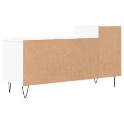 Berkfield Home TV Cabinet White 100x35x55 cm Engineered Wood - Size: 100 x 35 x 55 cm - thumbnail 8