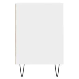 Berkfield Home TV Cabinet White 100x35x55 cm Engineered Wood - Size: 100 x 35 x 55 cm - thumbnail 7