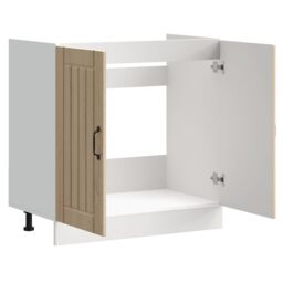 Berkfield Home Sink Base Cabinet Lucca Sonoma Oak Engineered Wood in Brown - thumbnail 6