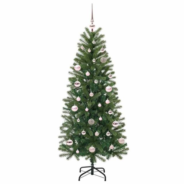 Berkfield Home Elegant Artificial Christmas Tree with 150 LEDs Green 150 cm PE a - image 1
