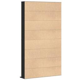 Berkfield Home CD Cabinet Black oak Engineered wood 101 x 23 x 177.5 cm Shelving - thumbnail 5