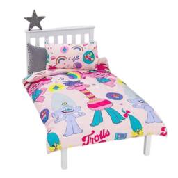 DreamWorks World Tour Reversible Duvet Set in Pale Pink - Size: Single - thumbnail 4