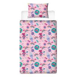 DreamWorks World Tour Reversible Duvet Set in Pale Pink - Size: Single - thumbnail 3