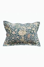 Morris & Co 'Trent' Cotton Duvet Cover Set in Blue - Size: Super King - thumbnail 4