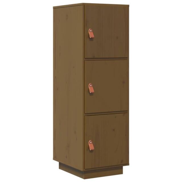 Berkfield Home Highboard Honey Brown 34x40x108.5 cm Solid Wood Pine - image 1