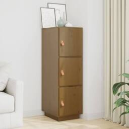 Berkfield Home Highboard Honey Brown 34x40x108.5 cm Solid Wood Pine - thumbnail 2