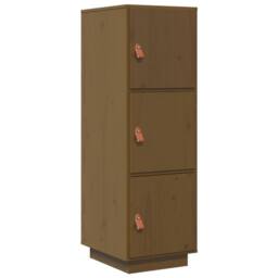 Berkfield Home Highboard Honey Brown 34x40x108.5 cm Solid Wood Pine - thumbnail 1