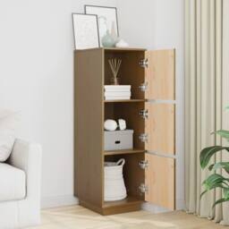 Berkfield Home Highboard Honey Brown 34x40x108.5 cm Solid Wood Pine - thumbnail 3