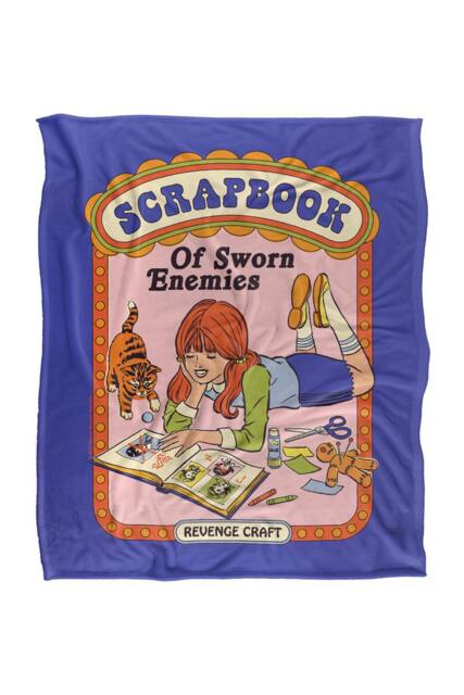 Steven Rhodes Scrapbook Of Sworn Enemies Super Soft Throw Blanket - Size: Large - image 1