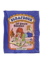 Steven Rhodes Scrapbook Of Sworn Enemies Super Soft Throw Blanket - Size: Large - thumbnail 1
