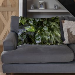 Benjamin Tate Design urban jungle, modern interior decoration Designer Blanket in Natural - Size: 120 cm x 150 cm - thumbnail 2