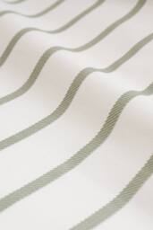 Bianca 'Hampton Stripe' 200 Thread Count Cotton Reversible Duvet Cover Set in Green - Size: Single - thumbnail 5