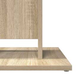 Berkfield Home Durable Bistro Table Sonoma Oak 60x60x75 cm Engineered Wood in Tan - Size: 60 x 60 x 75 cm - thumbnail 7